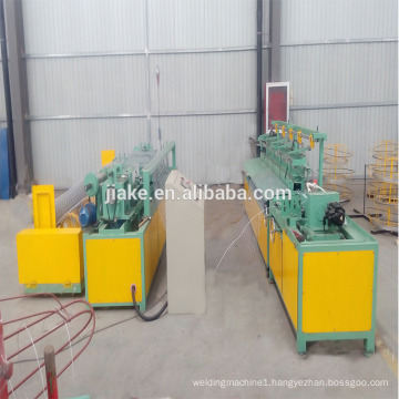 Auto Chain Link Fence Weave Machine With Mesh Opening 20-100mm